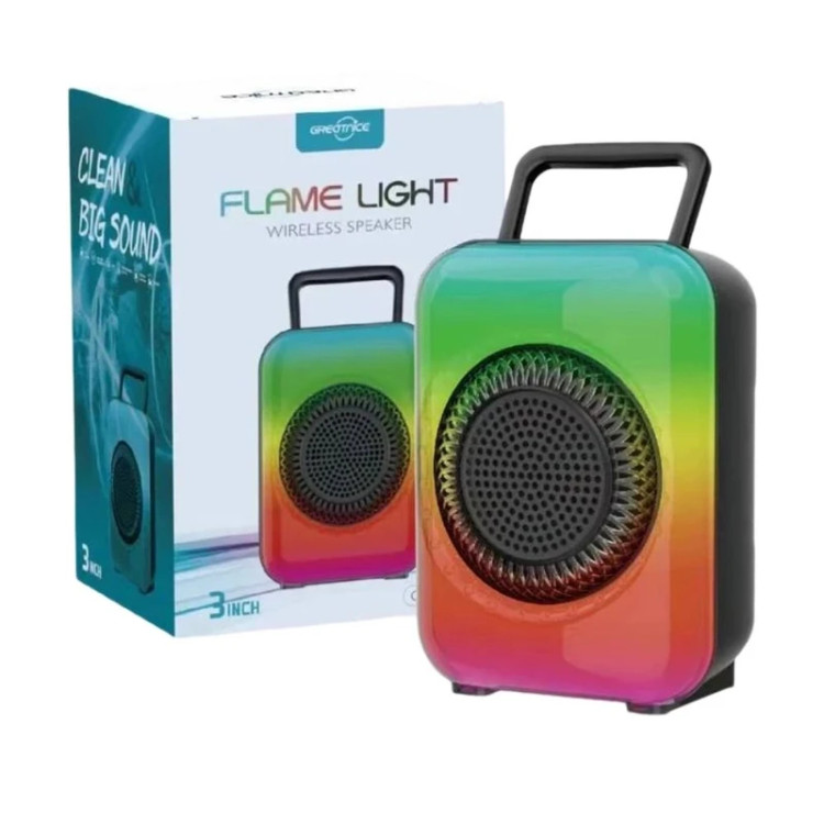اسپیکر بلوتوثی قابل حمل GTS-1867 با نور RGB