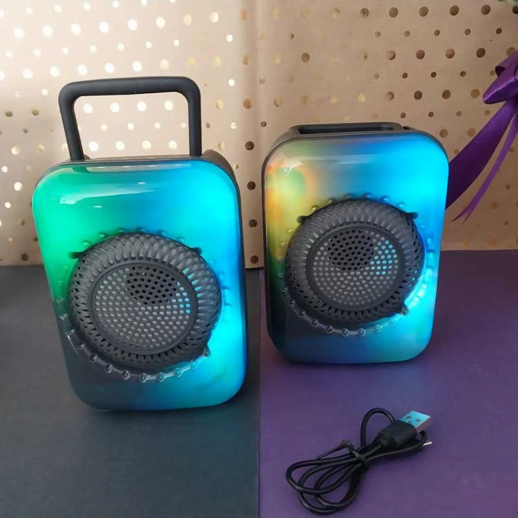 اسپیکر بلوتوثی قابل حمل GTS-1867 با نور RGB