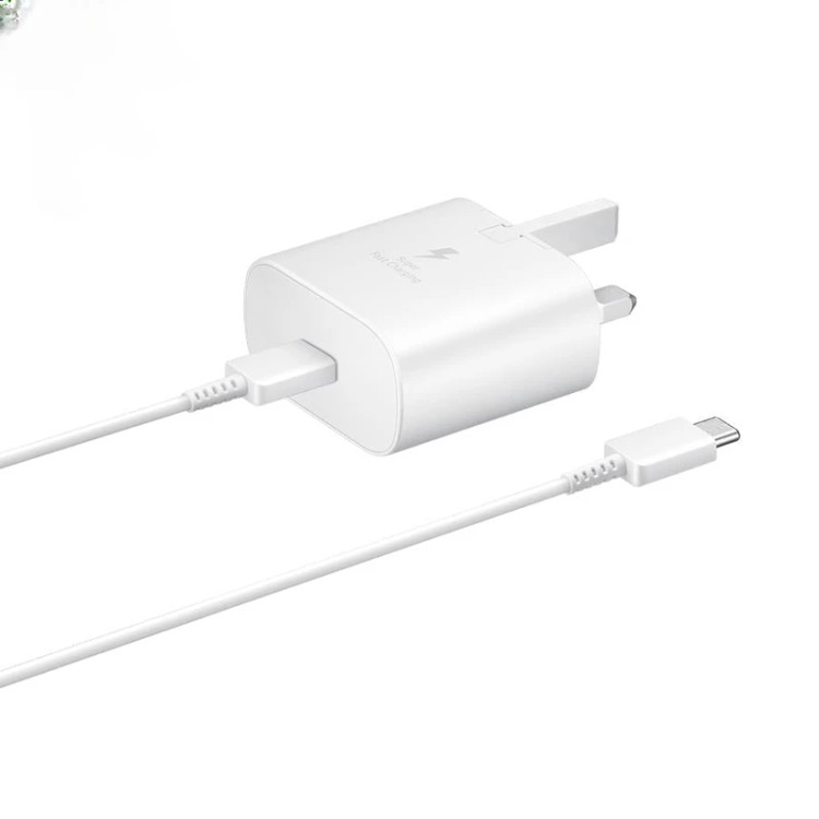 شارژر دیواری سامسونگ ۲۵ وات مدل EP-TA800 به همراه کابل USB-C