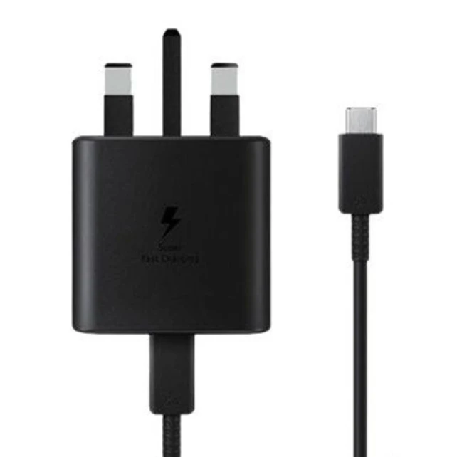 شارژر دیواری سامسونگ ۲۵ وات مدل EP-TA800 به همراه کابل USB-C